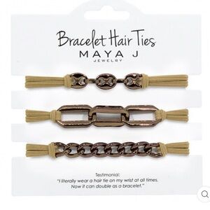 Maya J Bracelet Hair Ties Set of 3